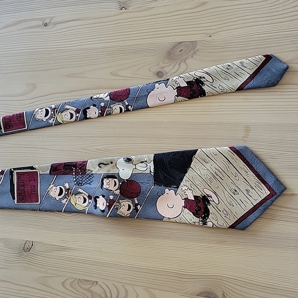 *RARE* Vintage 1958 Peanuts Charlie Brown & Snoopy Tie - Picture 1 of 4